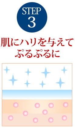 同時にセラミドやヒアルロン酸が中*から潤いで満たし、長時間キープ